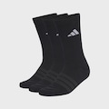 Meia adidas Cushioned Sportswear Crew - 3 Pares PRETO