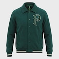 Jaqueta Palmeiras Betel Veludo Cotelê Retrô Masculina VERDE