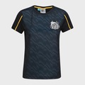 Camiseta Santos Braziline Somar Feminina PRETO