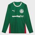 Camisa Puma Palmeiras I 2026 Torcedor ML Masculina VERDE
