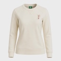 Blusa de Moletom Palmeiras Betel Palestra Feminina BRANCO