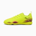 Chuteira Society Infantil Puma Future 8 Play AMARELO/ROSA