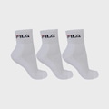 Kit 3 Meias Cano Médio Fila Unissex BRANCO