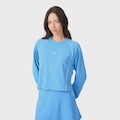 Blusão de Moletom Colcci Sport Raglan Feminino AZUL