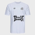 Camiseta Santos Wanted Joga Bola Masculina BRANCO