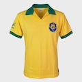 Camisa Polo Atheleta Brasil Retrô Pelé 1962 Masculina AMARELO