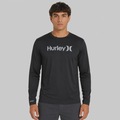 Camiseta Hurley Surf Tee Manga Longa One&amp;Only UPF50+ Masculina PRETO