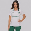 Camisa do Palmeiras II 26/27 Patch Libertadores Puma Feminina BRANCO