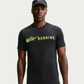 Camiseta Dri-FIT Nike Run DNA 2 Masculina PRETO/VERDE