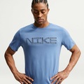 Camiseta Dri-FIT Nike HBR Masculina AZUL/CINZA