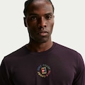 Camiseta Dri-FIT Nike Court Heritage Masculina MARROM ESC/MARRO CLA