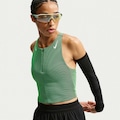 Top Cropped Dri-FIT ADV Nike Aeroswift Feminino VERDE/BRANCO