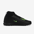 Chuteira de Society Infantil Nike Phantom High 6 Club PRETO/VERDE