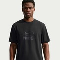 Camiseta Dri-FIT Nike UV Hyverse Field Graphic Masculina PRETO/CINZA