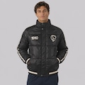 Jaqueta Moletom Corinthians Logo Com Moletom FutFanatics Masculina PRETO