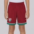 Calção Fluminense Raio Braziline Infantil VERMELHO