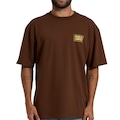 Camiseta Hurley Company Maxfit Masculina MARROM