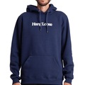 Moletom Hang Loose Canguru Typo Masculino AZUL ESCURO