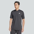 Camisa adidas Tennis Club Henley Masculina PRETO
