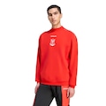Blusão de Moletom do CRF Flamengo EQT SWT adidas Masculino VERMELHO/ROXO