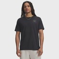 Camiseta de Treino Under Armour Radial Wordmark - Masculina PRETO
