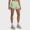 Shorts de Corrida Feminino Under Armour Fly By 3 - Feminino VERDE