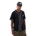 Camiseta New Era Baseball Jersey Masculina AZUL ESCURO