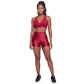 Conjunto Feminina Fitness Top Bojo e Short New Zig Vekyo Roupa De Academia Treino Musculação VERMELHO