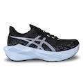 Tênis Feminino ASICS Novablast 6 PRETO/AZUL CLA