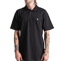 Camisa Polo Volcom Classic Stone Masculina PRETO