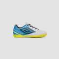 Chuteira Futsal Infantil Umbro Techno II BRANCO/AZUL