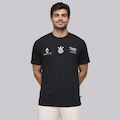 Camiseta do Corinthians Classic Luz da Fiel Masculina PRETO