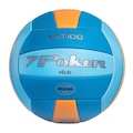 Bola de Volei Poker Training 100 Costurada AZUL/LARANJA