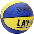 Bola Basquete Spalding Lay Up Baby Borracha Infantil AMARELO/AZUL