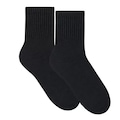 Meia Selene Cano Medio Algodão Masculina 39 ao 43 PRETO
