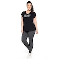 Calça Legging Plus Size Trinys Básica Suplex Power Feminina CINZA