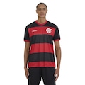 Camisa Flamengo Emoção Braziline Masculina PRETO/VERMELHO