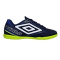 Chuteira de Futsal Umbro Techno II Infantil AZUL ESC/VERDE CLA