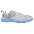 Chuteira de Futsal Adulta Umbro Pro 5 Bump Kintsugi BRANCO/AZUL