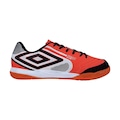 Chuteira de Futsal Adulta Umbro Pro 5 Bump Club CORAL/PRETO