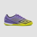 Chuteira Futsal Adulto Umbro Velocita Decimo Club VERDE/ROXO