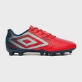 Chuteira de Campo Adulto Umbro Warskin VERMELHO/PRETO