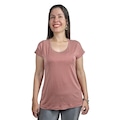Blusa Trinys Meia Manga Fluidity Feminina ROSA