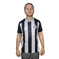 Camisa Santos Matriz Braziline Masculina PRETO/BRANCO