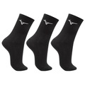 Kit Meia Mizuno Basic Cano Médio Unissex PRETO