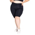 Bermuda Trinys Essential Flex Plus Size Feminina PRETO
