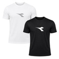 Kit 2 Camisetas Diadora Big Logo Masculino BRANCO