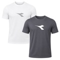 Kit 2 Camisetas Diadora Big Logo Masculino CINZA