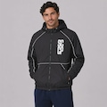 Jaqueta do Corinthians SCCP com Capuz Masculina PRETO
