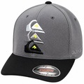 Boné Quiksilver Emb Three Logo Masculino CINZA